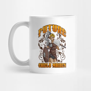 Cute Future Shield Maiden Nordic Viking Warrior Mug